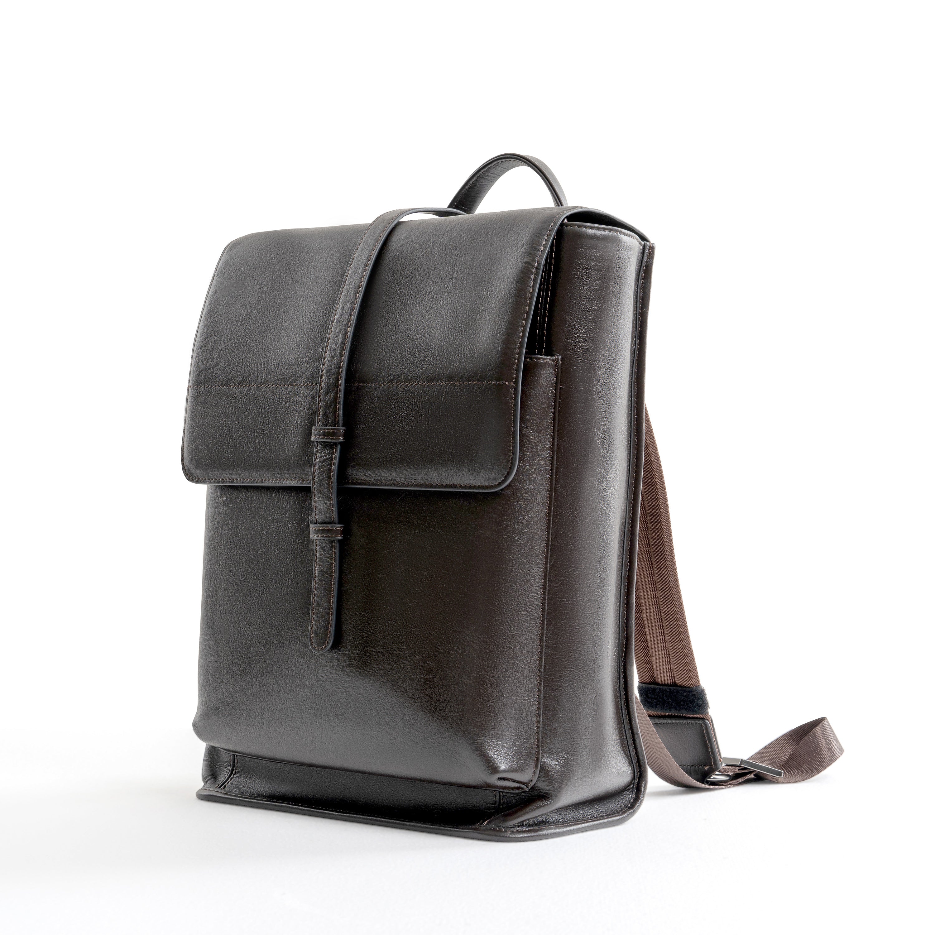 Brown Leather Backpack