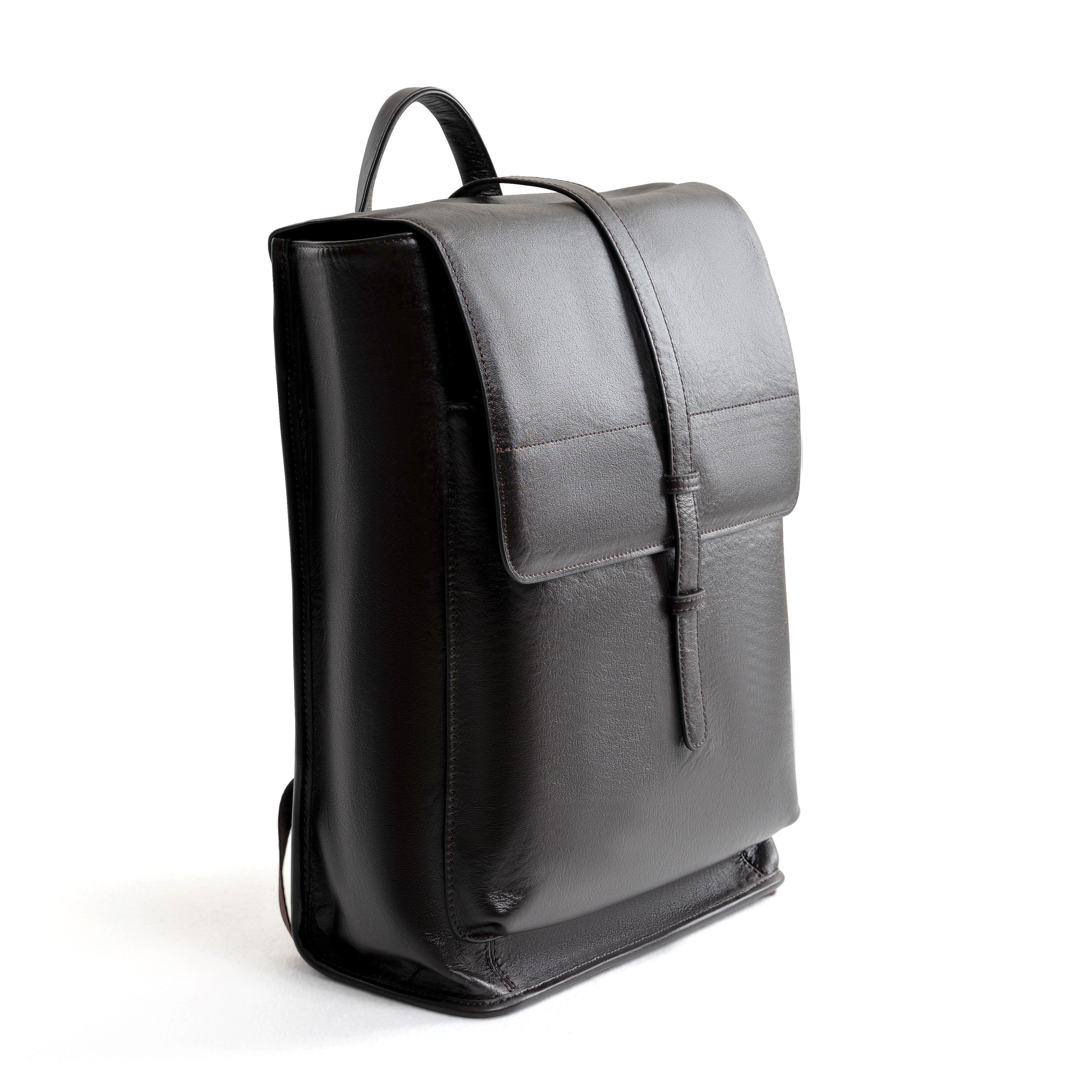 Brown Leather Backpack