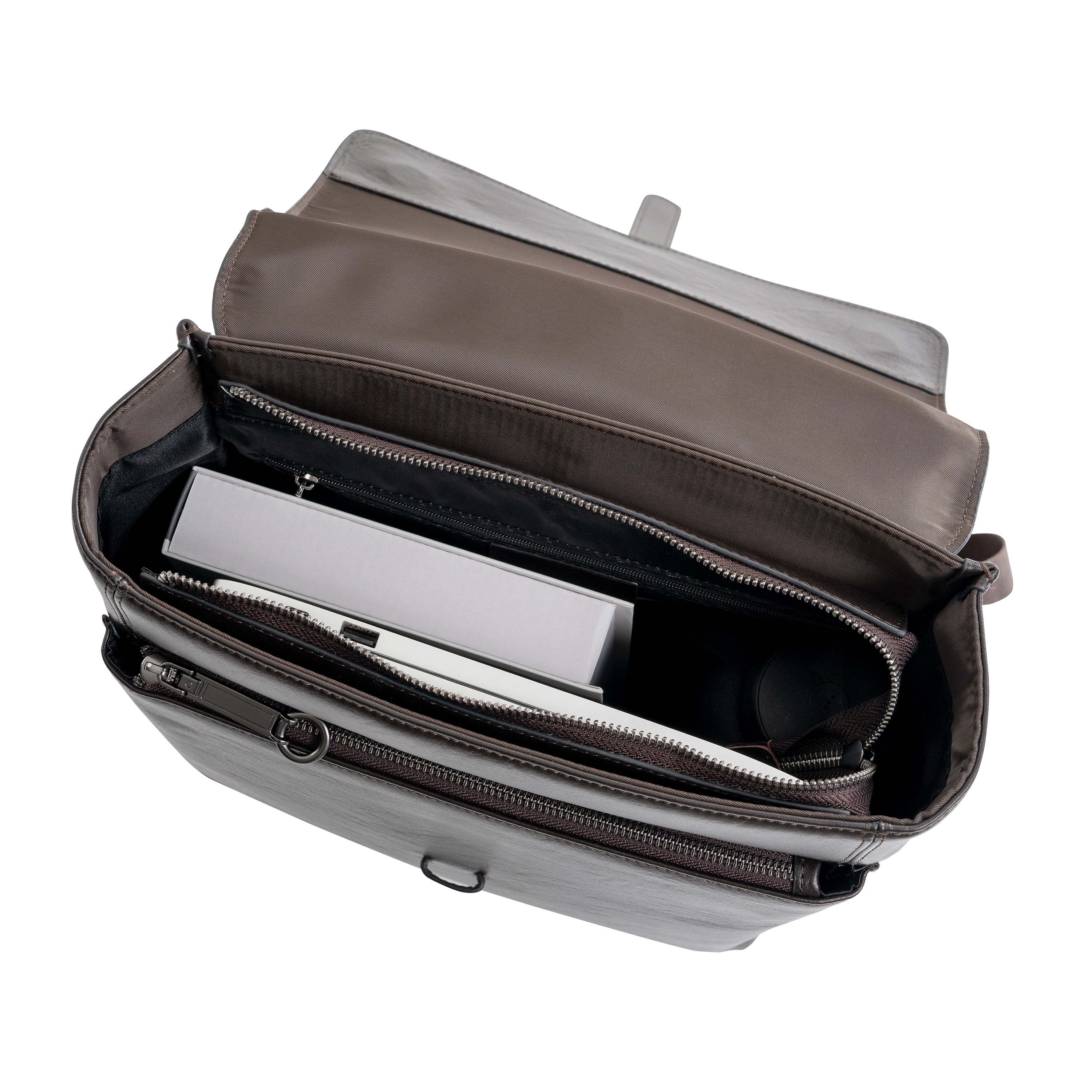 Brown Leather Backpack