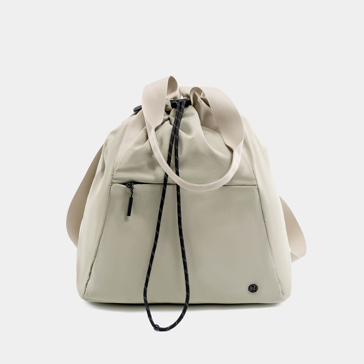 Journion Beige Drawstring Shoulder Bags