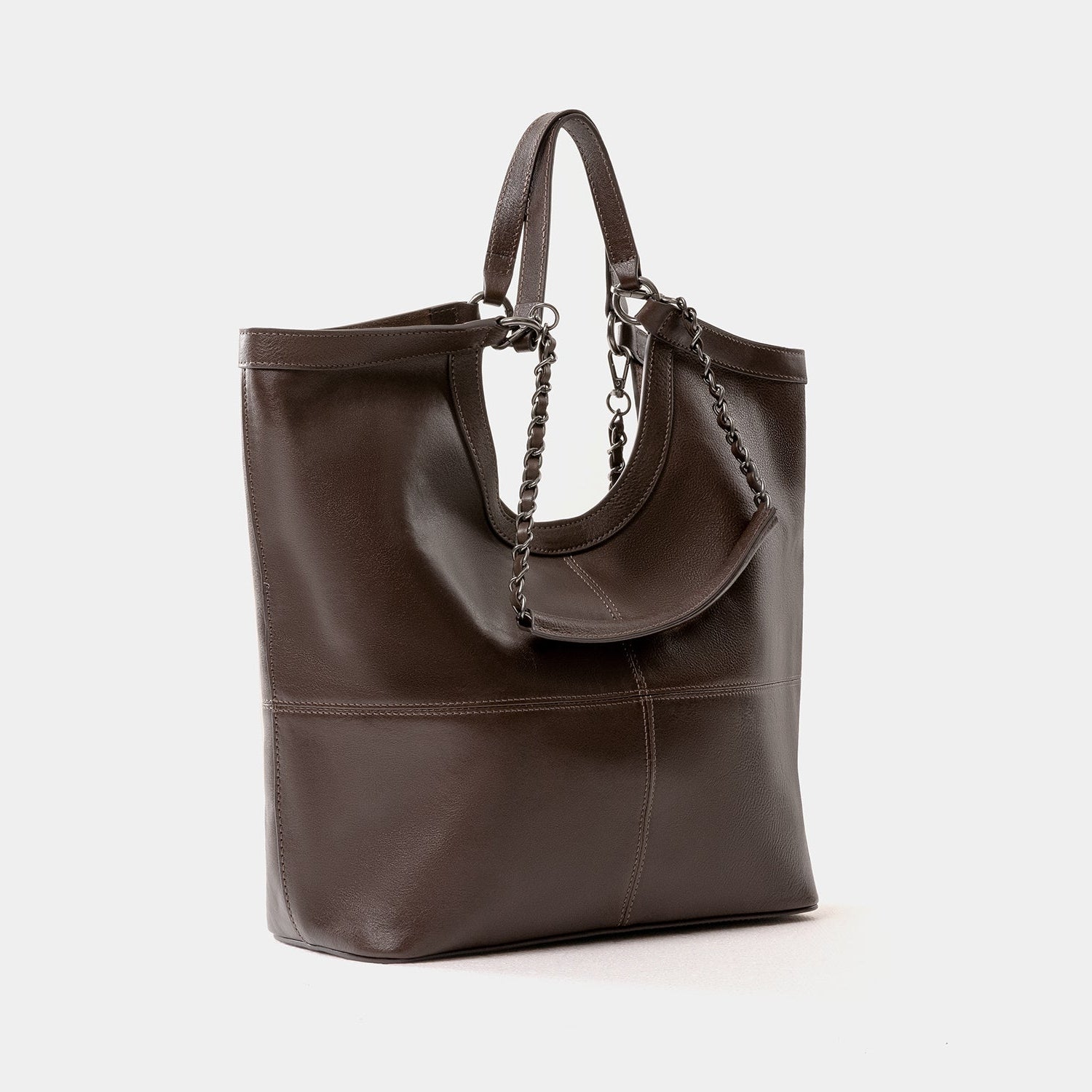 Brown Tote Bag with Handle