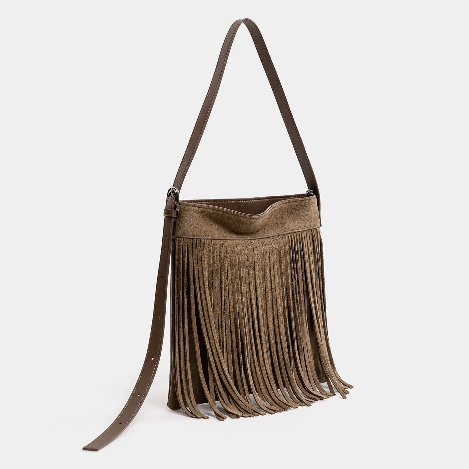 Suede Leather Shoulder Bag