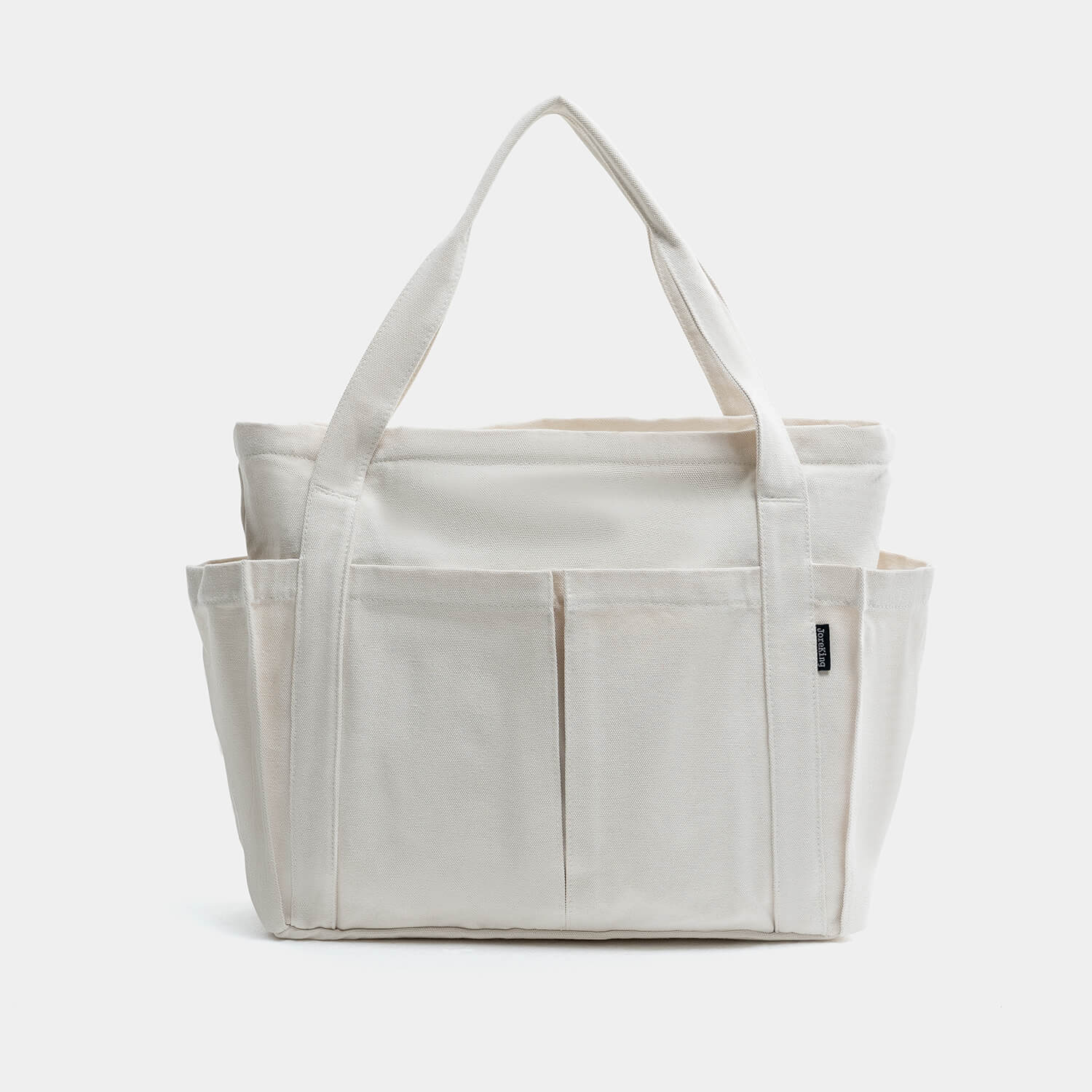 White Canvas Tote Bag Casual Simple