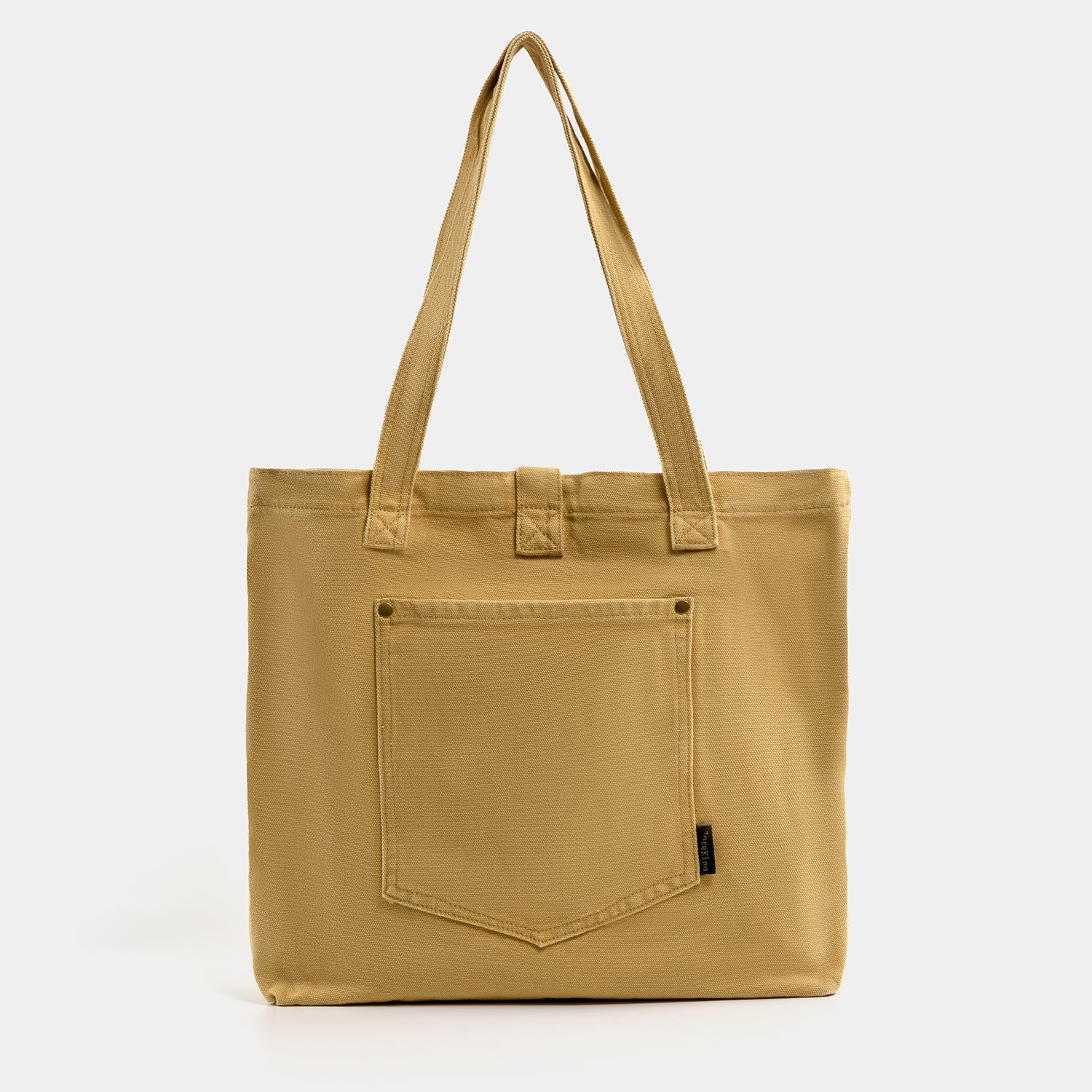 Canvas tote bag-yellow color