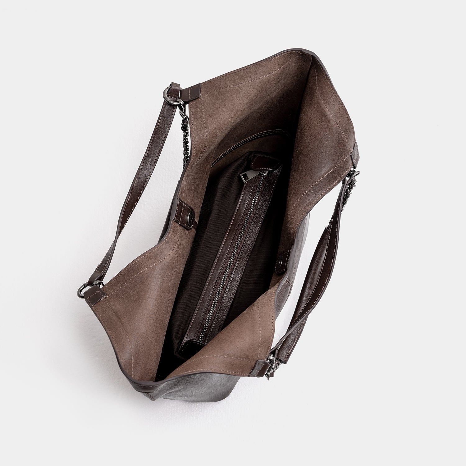 Journion Brown Tote Bag with Handle