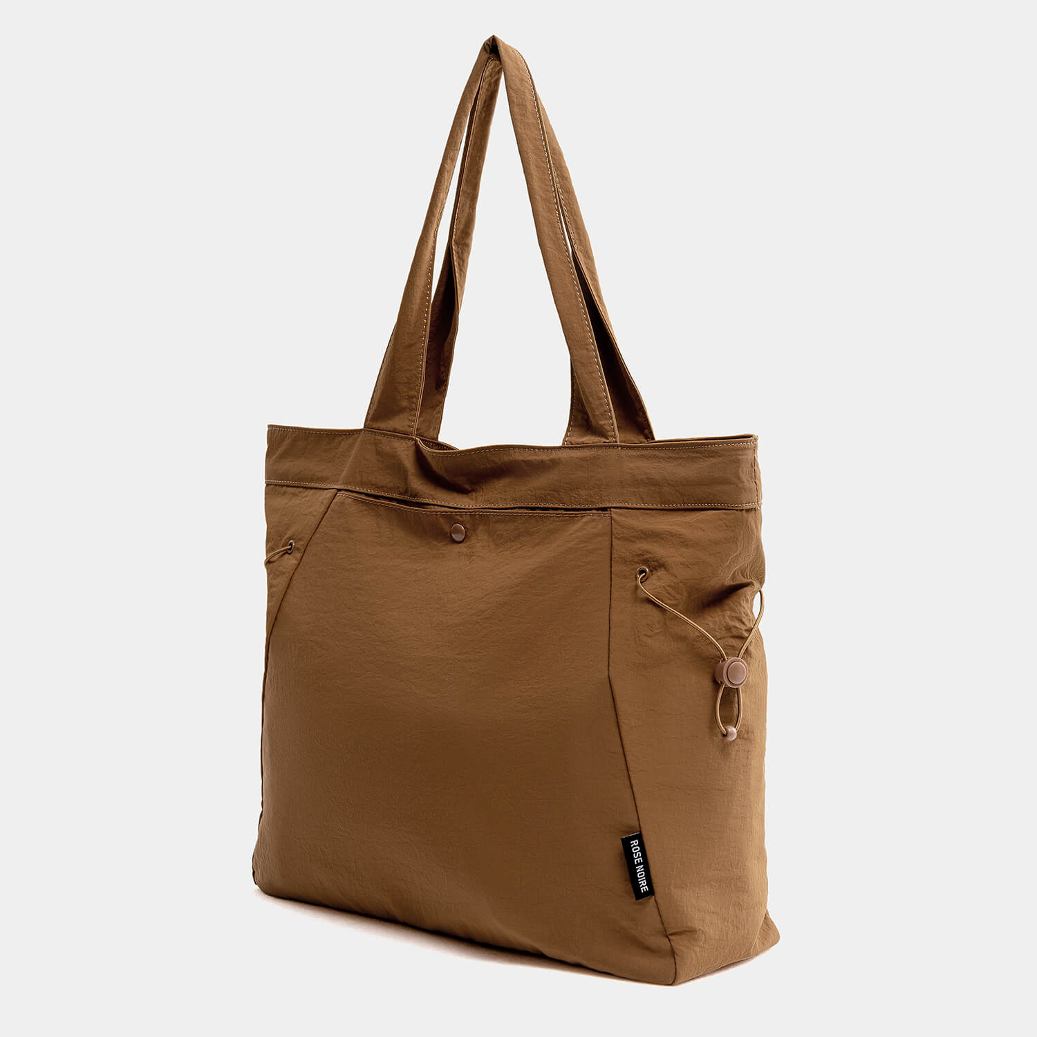 Journion Waterproof Nylon Tote Bag-Brown