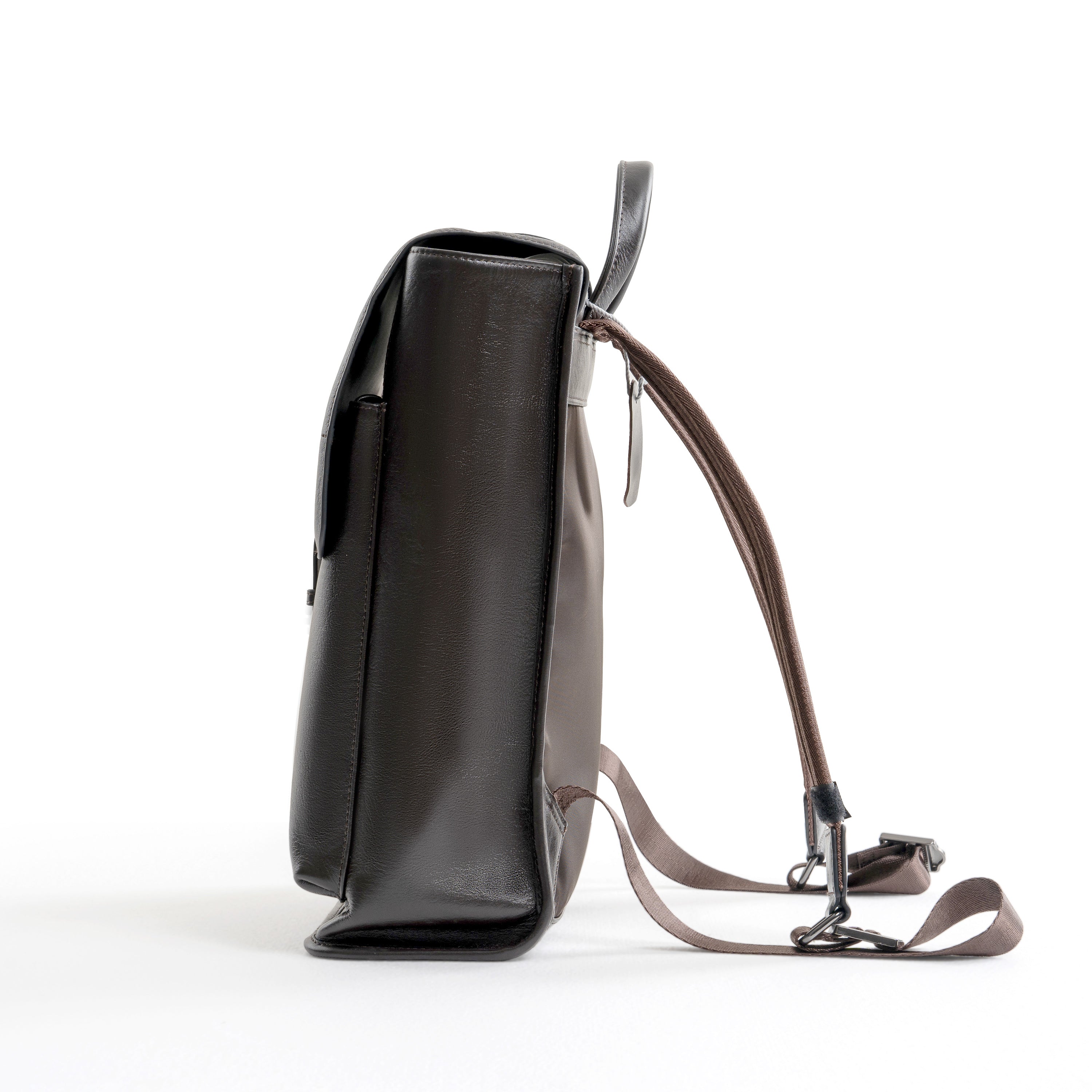 Brown Leather Backpack