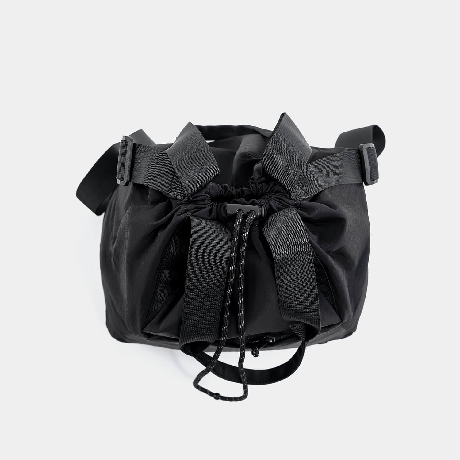 Journion Black Drawstring Shoulder Bags