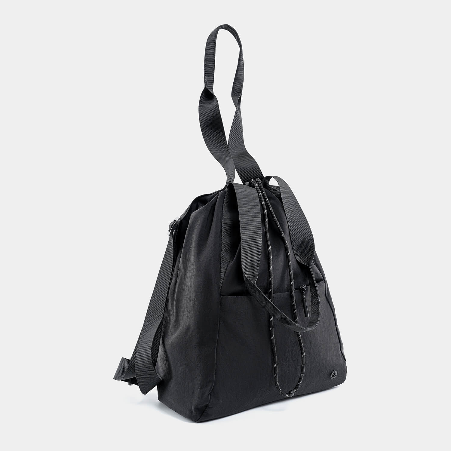 Journion Black Drawstring Shoulder Bags