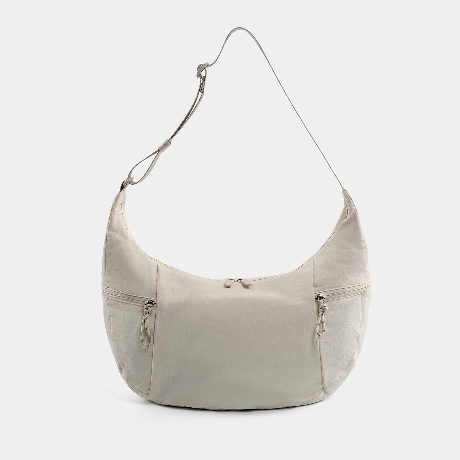 White Crossbody Bag-Nylon