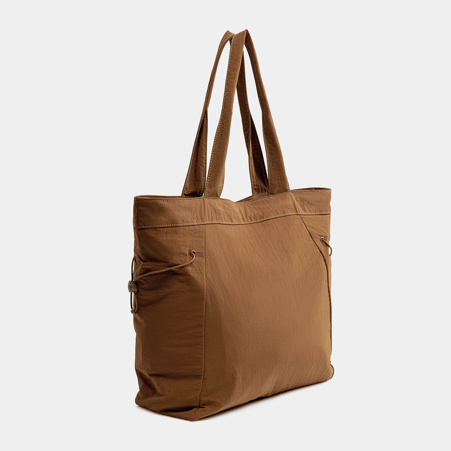 Journion Waterproof Nylon Tote Bag-Brown